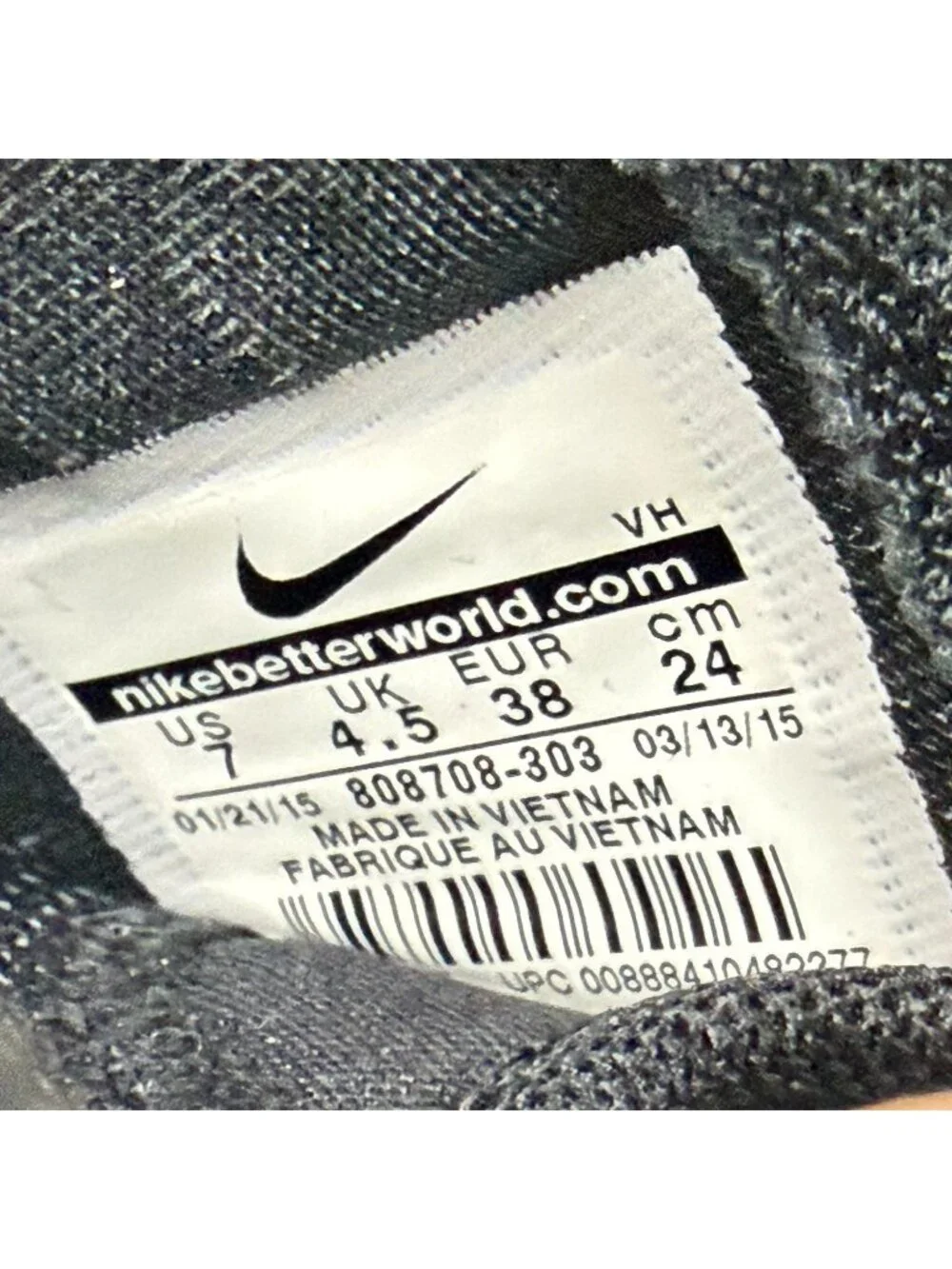 Nike Roshe Run Teal Vapor Iridescent Athletic Shoes Womens 7 Blue Black Green